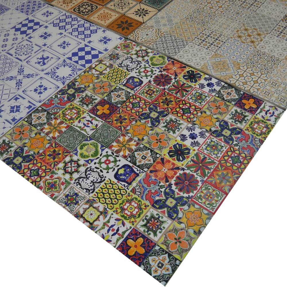 Mexican Talavera Rectified Matt Ceramic 300x300mm Wall and Floor Tile