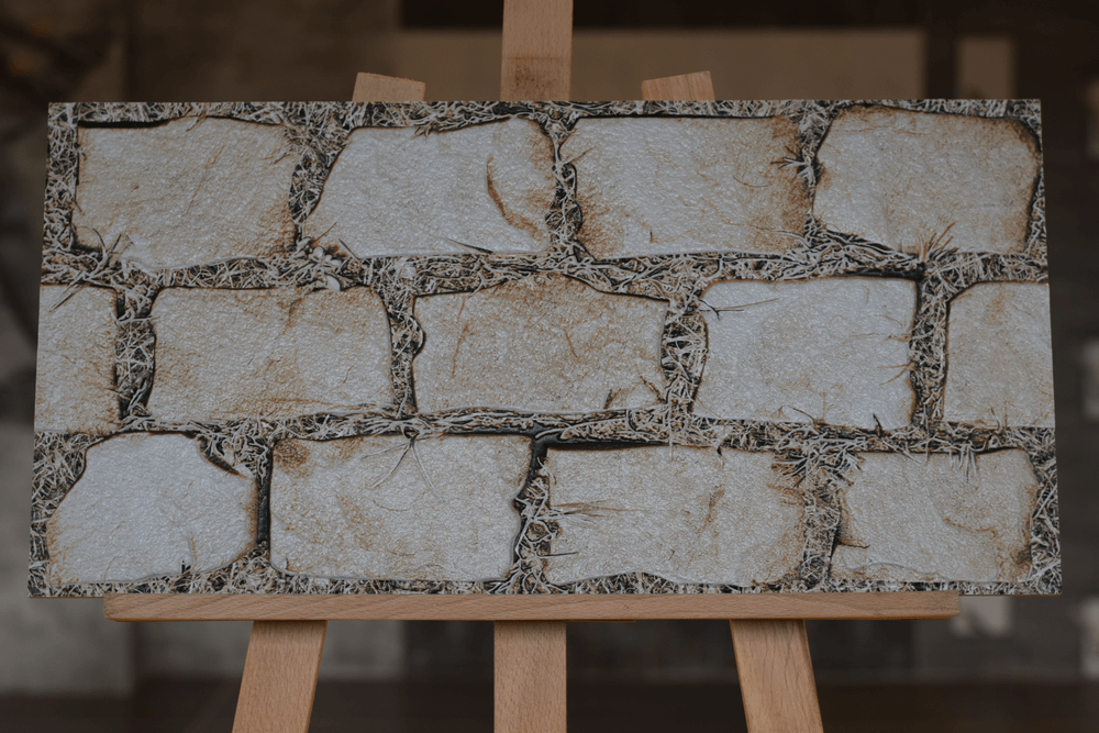 Mudstone Milky Split Face Rectified Matt Porcelain 300x600mm Wall Tile