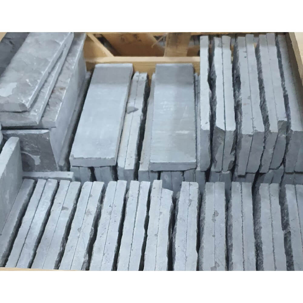 Mulley Grey Natural Stone Marble Split Face 300x70mm Decorative Wall Tile