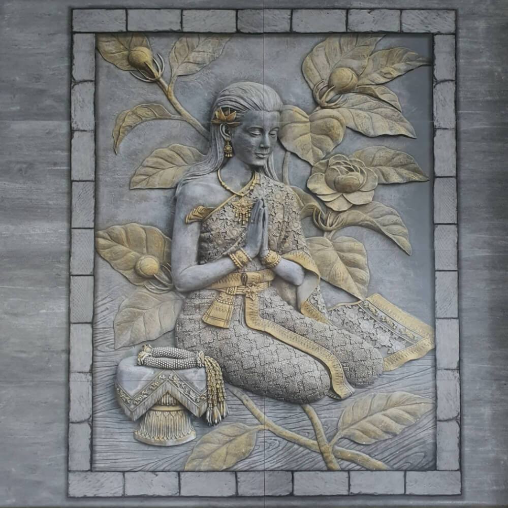 Namaste Lady Decorative Rectified 300x600mm Wall Tile