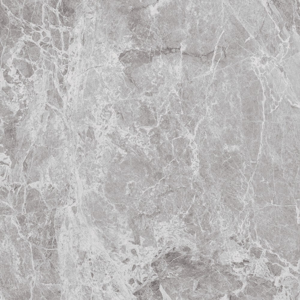 Opal Grey Rectified Glossy Stone Effect Porcelain 800x800mm Wall and Floor Tiles