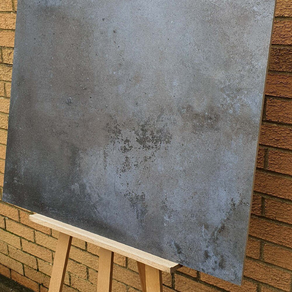 Oxford Azul Rectified Matt Stone Effect Porcelain 800x800mm Wall and Floor Tiles