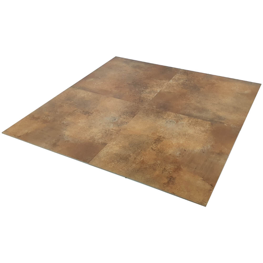 Oxford Orange Rectified Matt Stone Effect Porcelain 800x800mm Wall and Floor Tiles