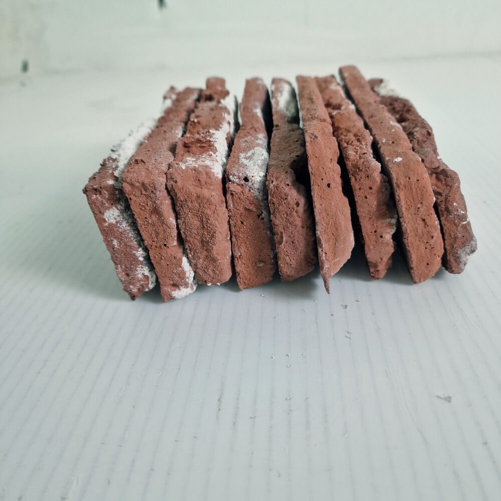 Oxide Reclaimed Effect White Brown and Black Multi Brick Slips