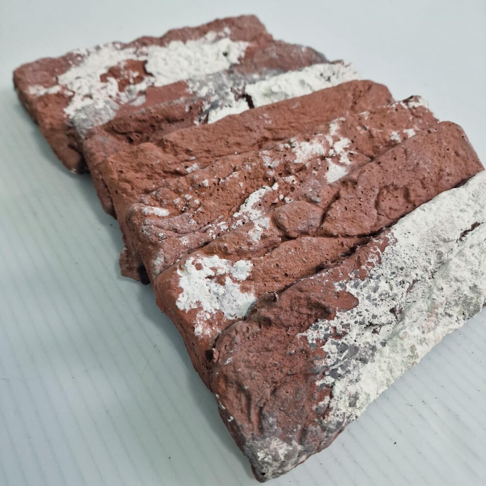 Oxide Reclaimed Effect White Brown and Black Multi Brick Slips