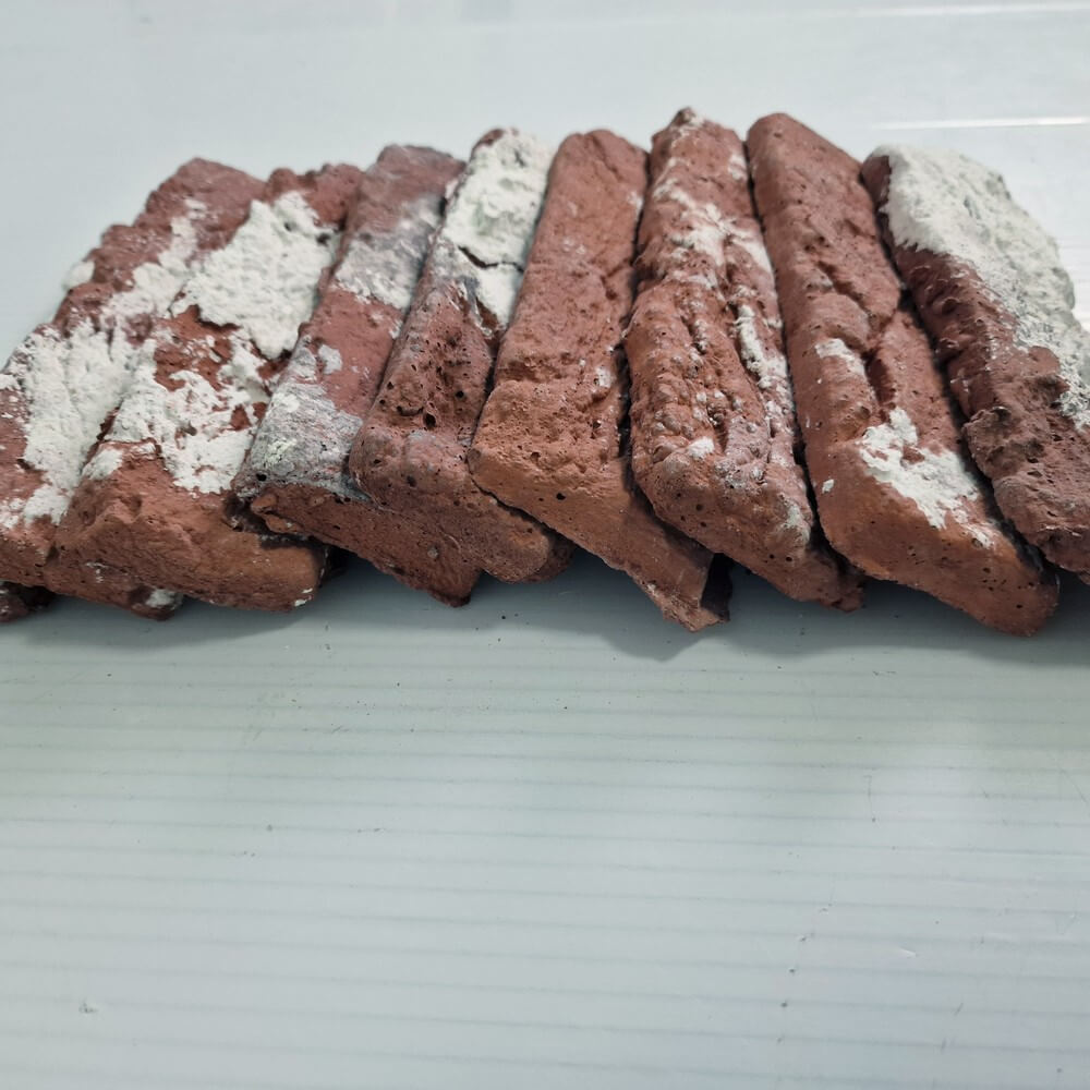 Oxide Reclaimed Effect White Brown and Black Multi Brick Slips