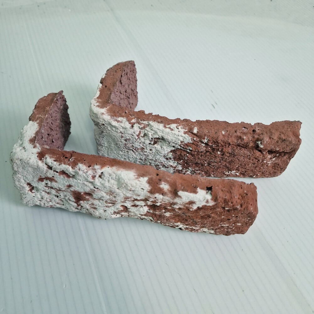 Oxide Reclaimed Effect White Brown and Black Multi Brick Slips
