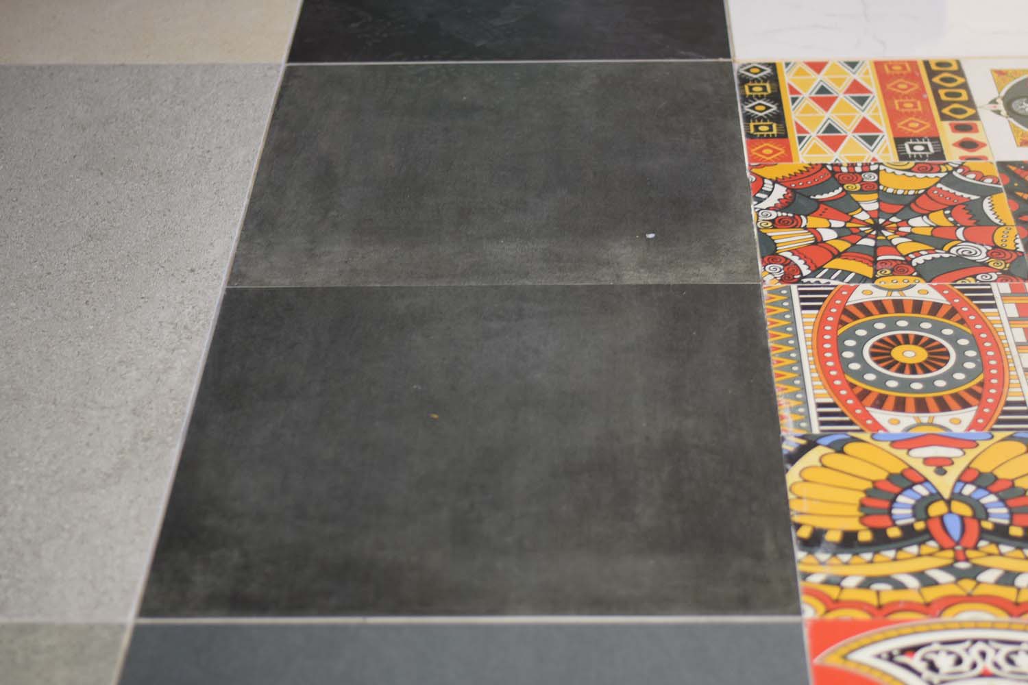 Oxidium Nero Rectified Matt Porcelain 600x600mm Wall and Floor Tile (12547)