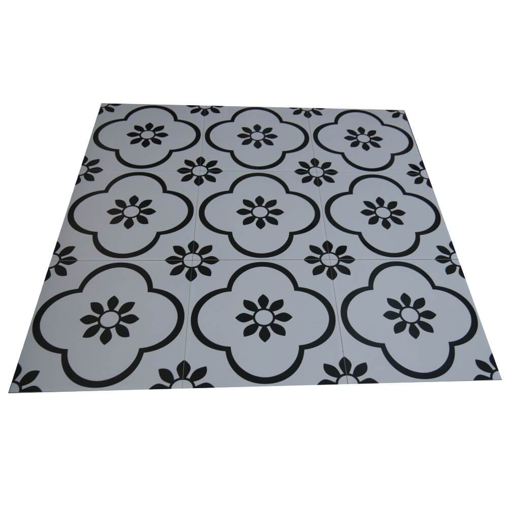 Preta Branco Rectified Matt Ceramic 300x300mm Wall and Floor Tile