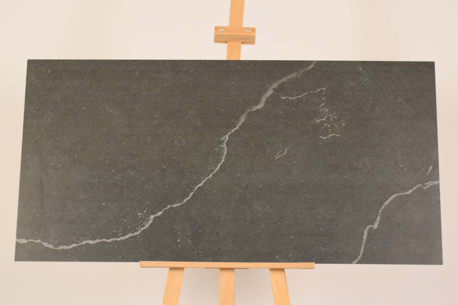 Prisco Grafito Rectified Large Format Matt Stone Effect Porcelain Floor & Wall Tiles 600x1200mm (12590)