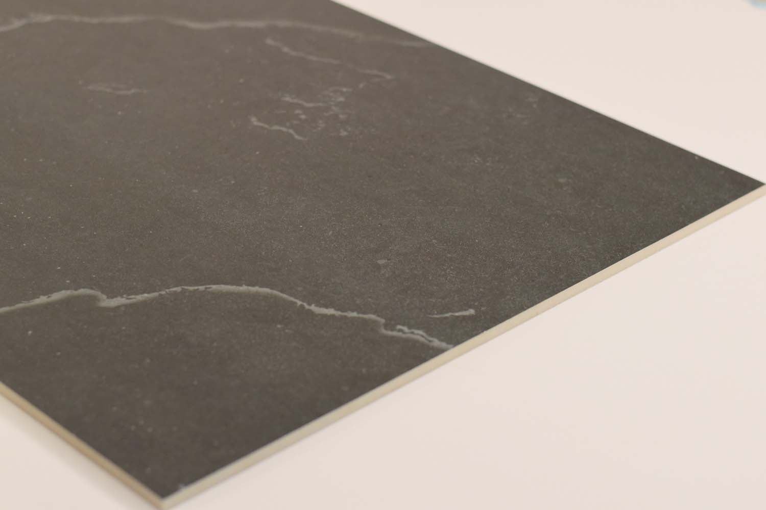 Prisco Grafito Rectified Large Format Matt Stone Effect Porcelain Floor & Wall Tiles 600x1200mm (12590)