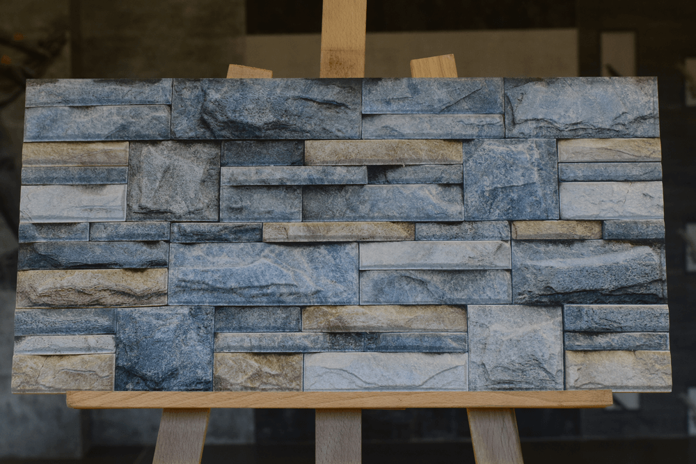 Quartz Sky Split Face Rectified Matt Porcelain 300x600mm Wall Tile