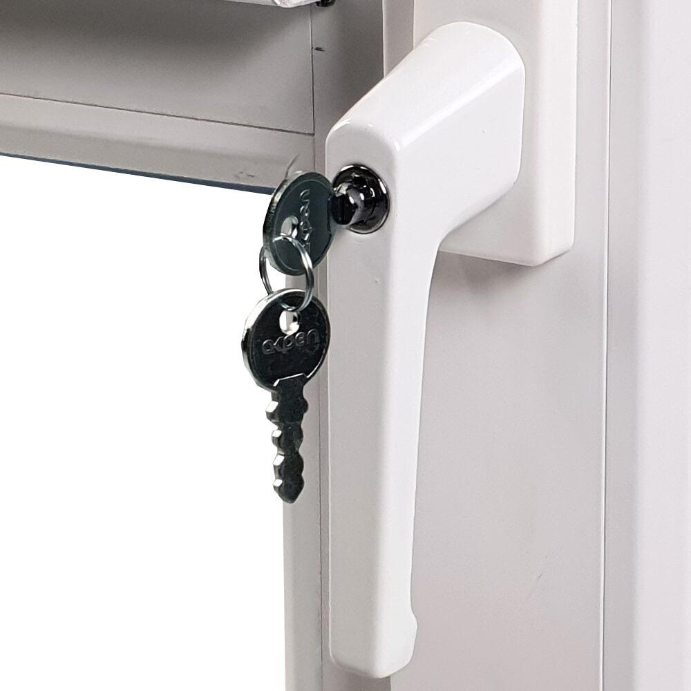 uPVC Side & Top Hung Tilt and Turn Double Glazed Window Frame and Glass 85mm UK 3 Gasket Seal - Multi Size