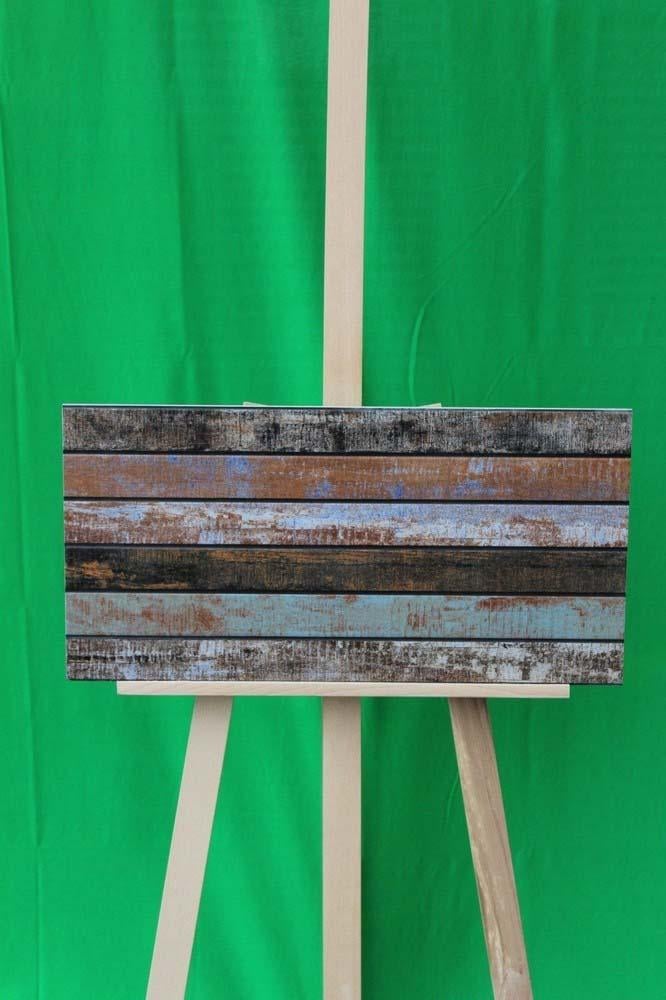 Rainbow Split Face Slate Effect 300x600mm Rectified Matt Ceramic Decorative Wall Tile