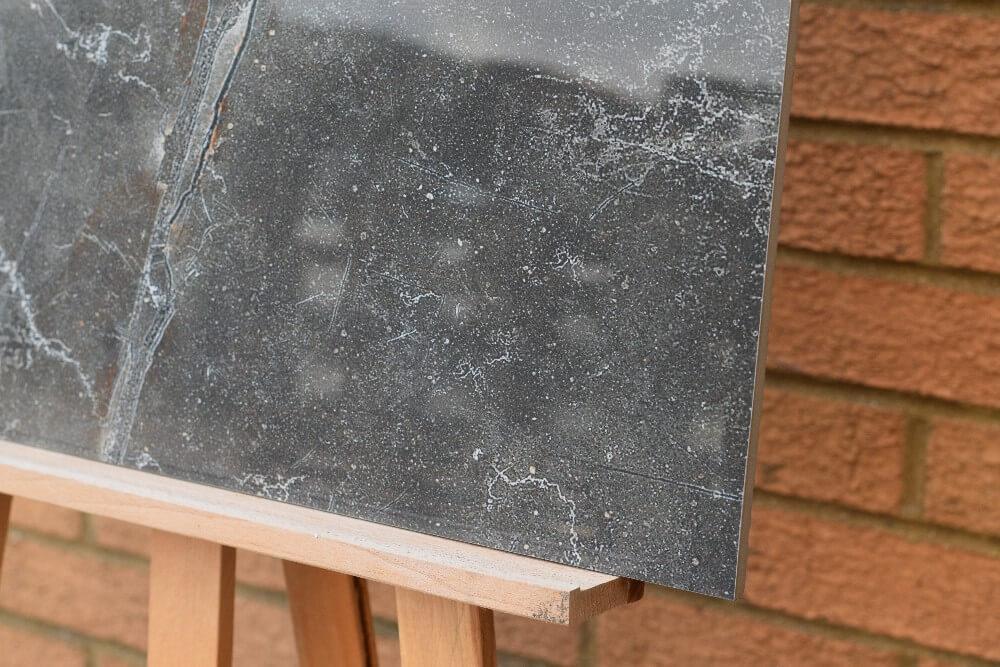 Regal Onyx Nero Rectified Polished Glazed Porcelain 600x600mm Wall and Floor Tiles