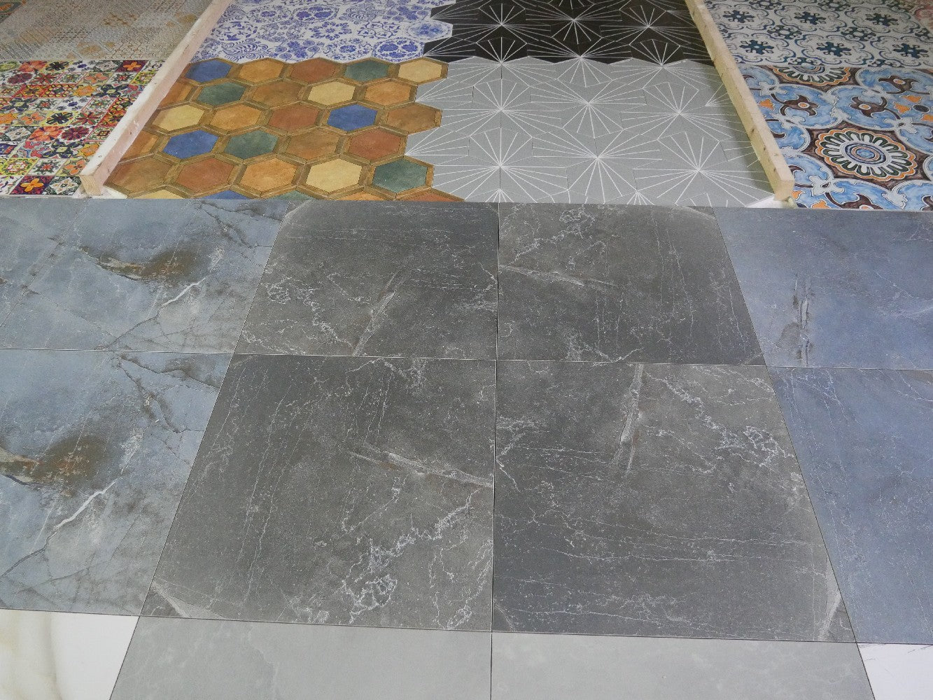 Regal Onyx Nero Rectified Polished Glazed Porcelain 600x600mm Wall and Floor Tiles