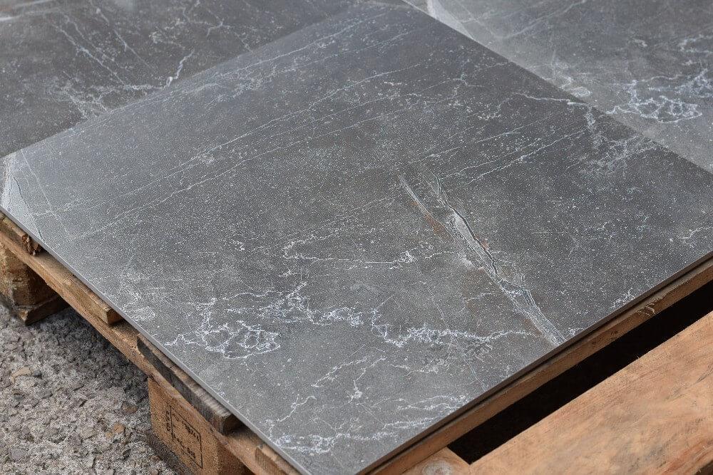 Regal Onyx Nero Rectified Polished Glazed Porcelain 600x600mm Wall and Floor Tiles