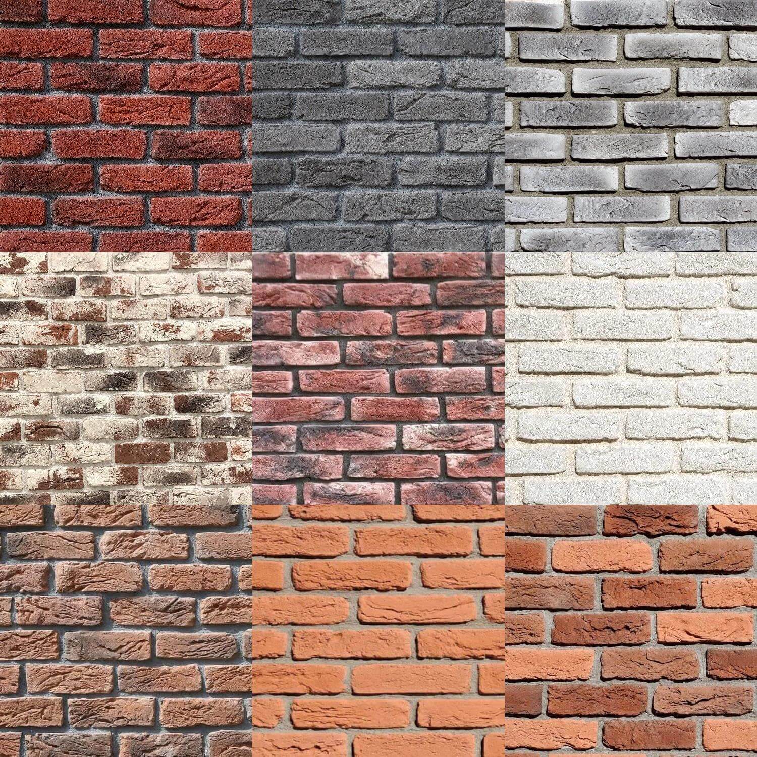 Risca Orange Rustic Brick Slips