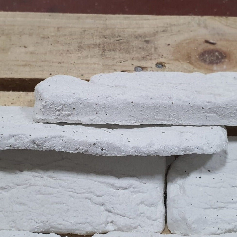 Rogerstone White Rustic Brick Slips