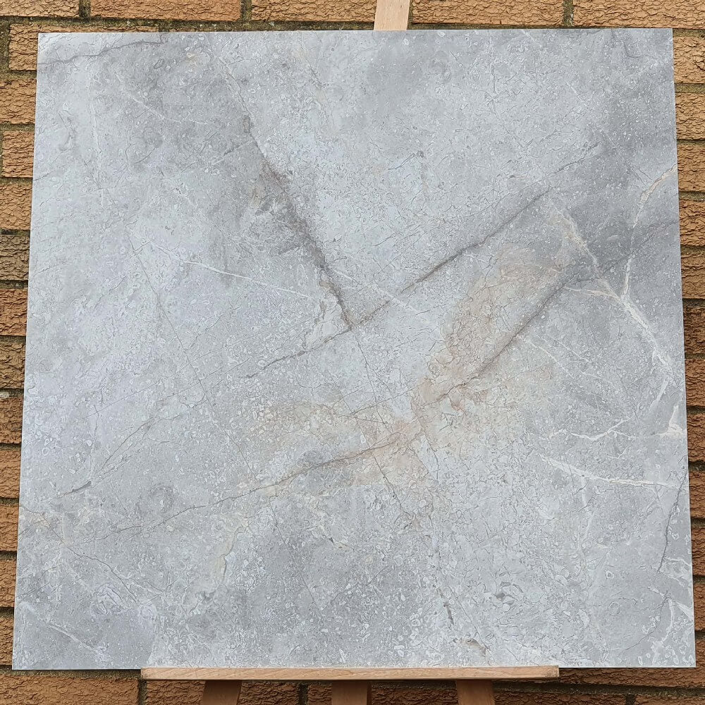 Rosabella 6016 Rectified Polished Stone Effect Porcelain 800x800mm Wall and Floor Tiles