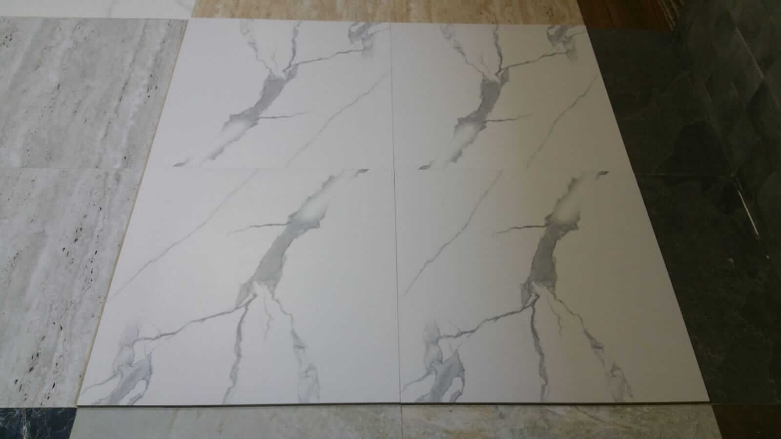 Rossa Bianco Rectified Matt Porcelain 600x600mm Wall and Floor Tile