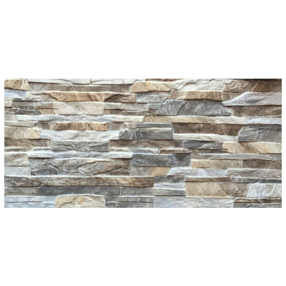 Royal Lily Split Face Slate Effect 300x600mm Rectified Matt Porcelain Decorative Wall Tile