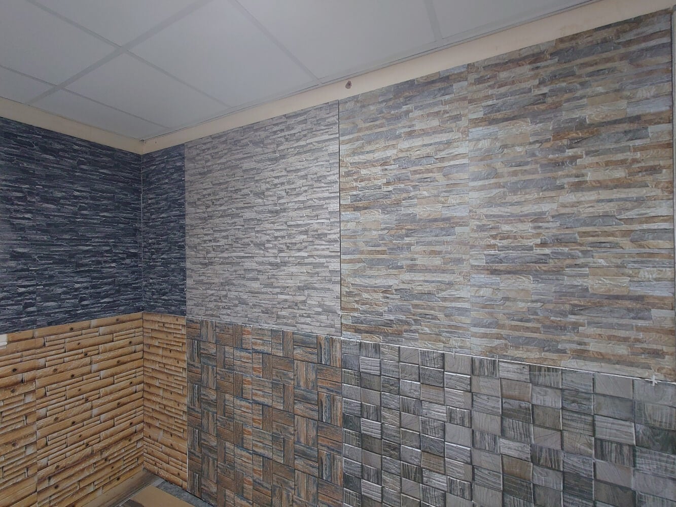 Royal Lily Split Face Slate Effect 300x600mm Rectified Matt Porcelain Decorative Wall Tile