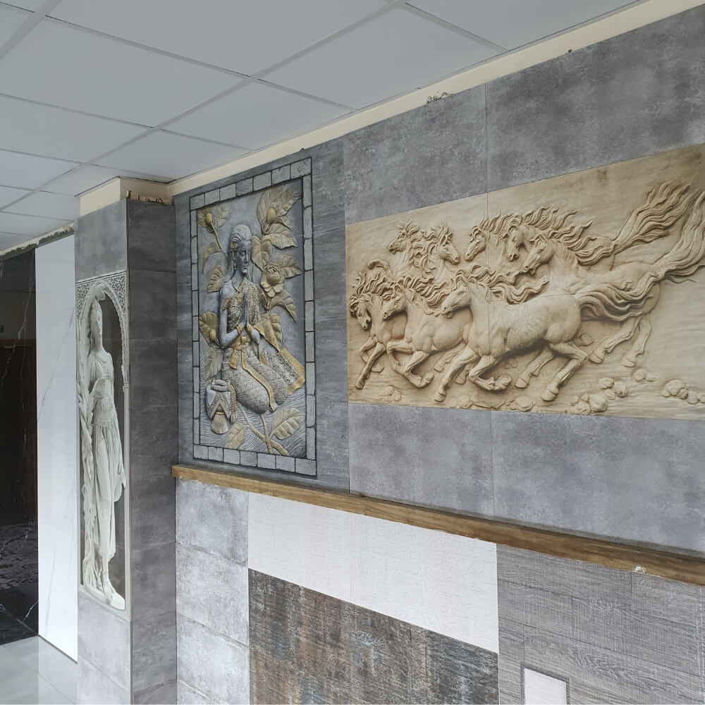 Running Horses Decorative Rectified 300x600mm Wall Tile