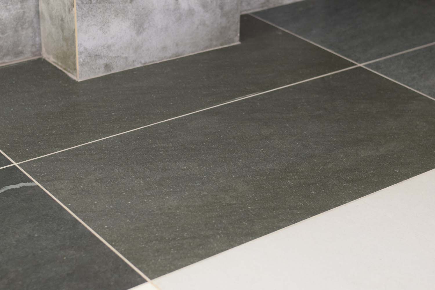Satto Black Rectified Large Format Matt Stone Effect Porcelain Floor & Wall Tiles 600x1200mm (12595)