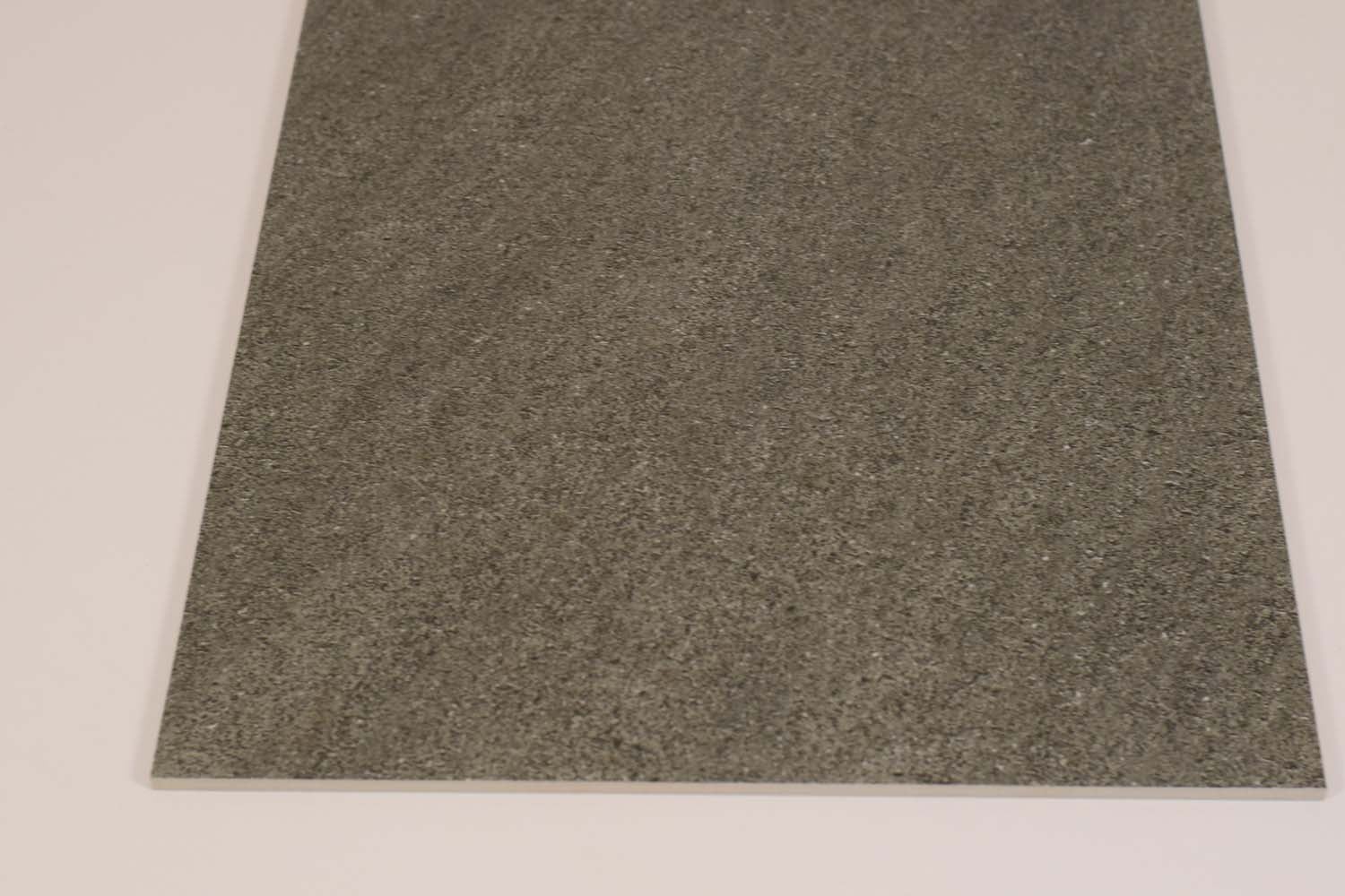 Satto Grey Rectified Large Format Matt Stone Effect Porcelain Floor & Wall Tiles 600x1200mm (12596)