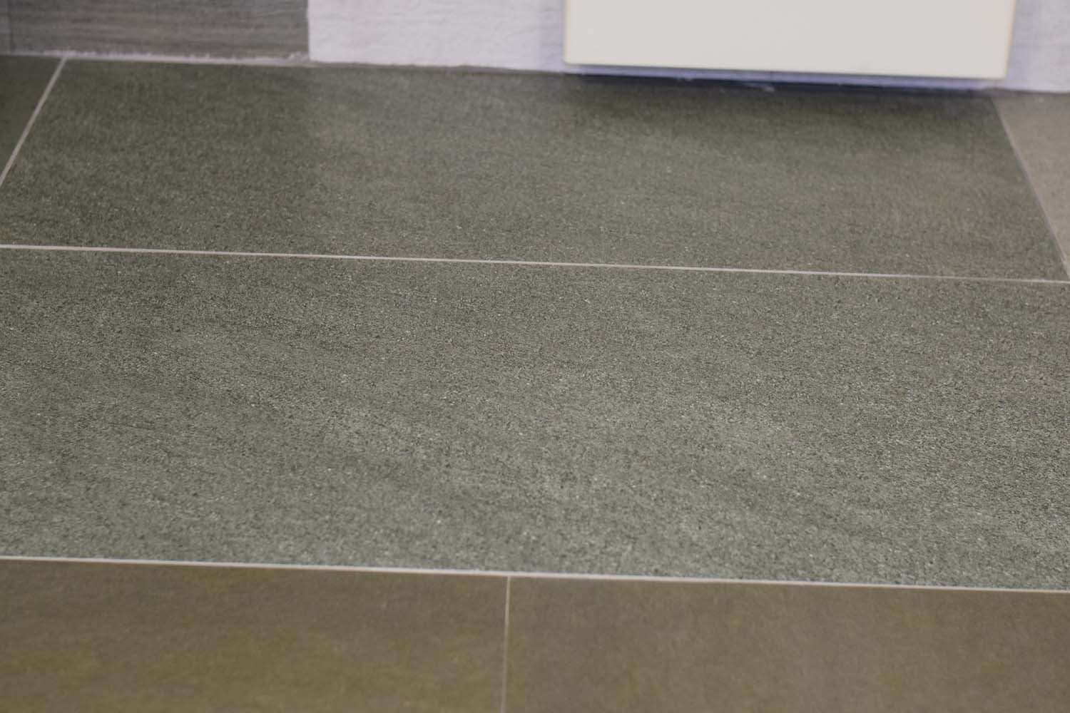 Satto Grey Rectified Large Format Matt Stone Effect Porcelain Floor & Wall Tiles 600x1200mm (12596)