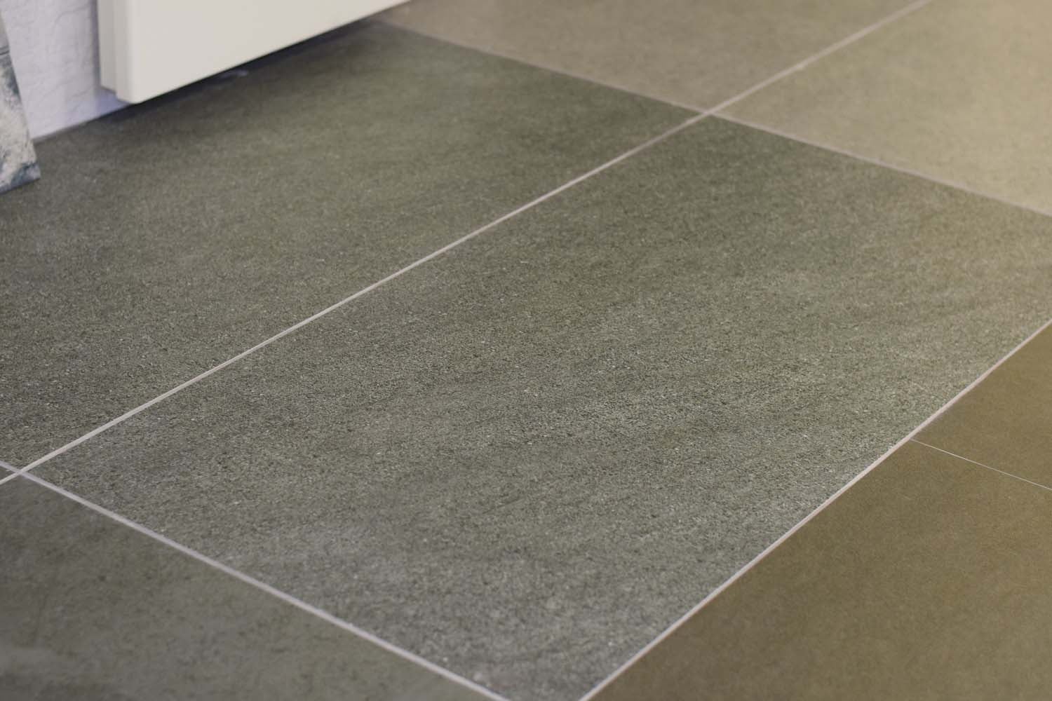 Satto Grey Rectified Large Format Matt Stone Effect Porcelain Floor & Wall Tiles 600x1200mm (12596)