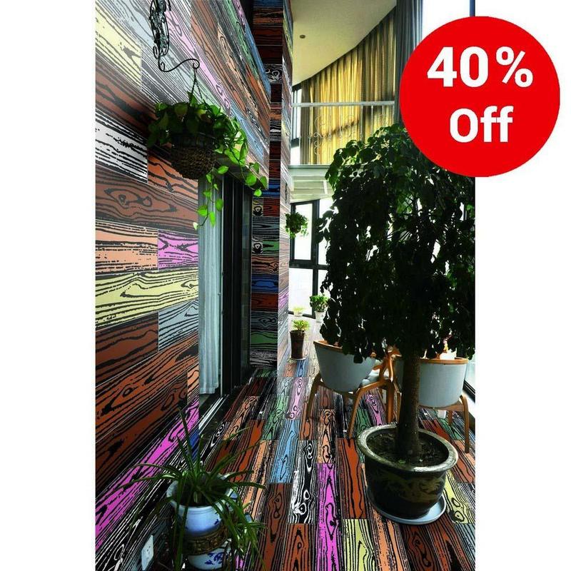 Saturn Wood Effect Rectified Matt Ceramic 150x800mm Wall and Floor Tile