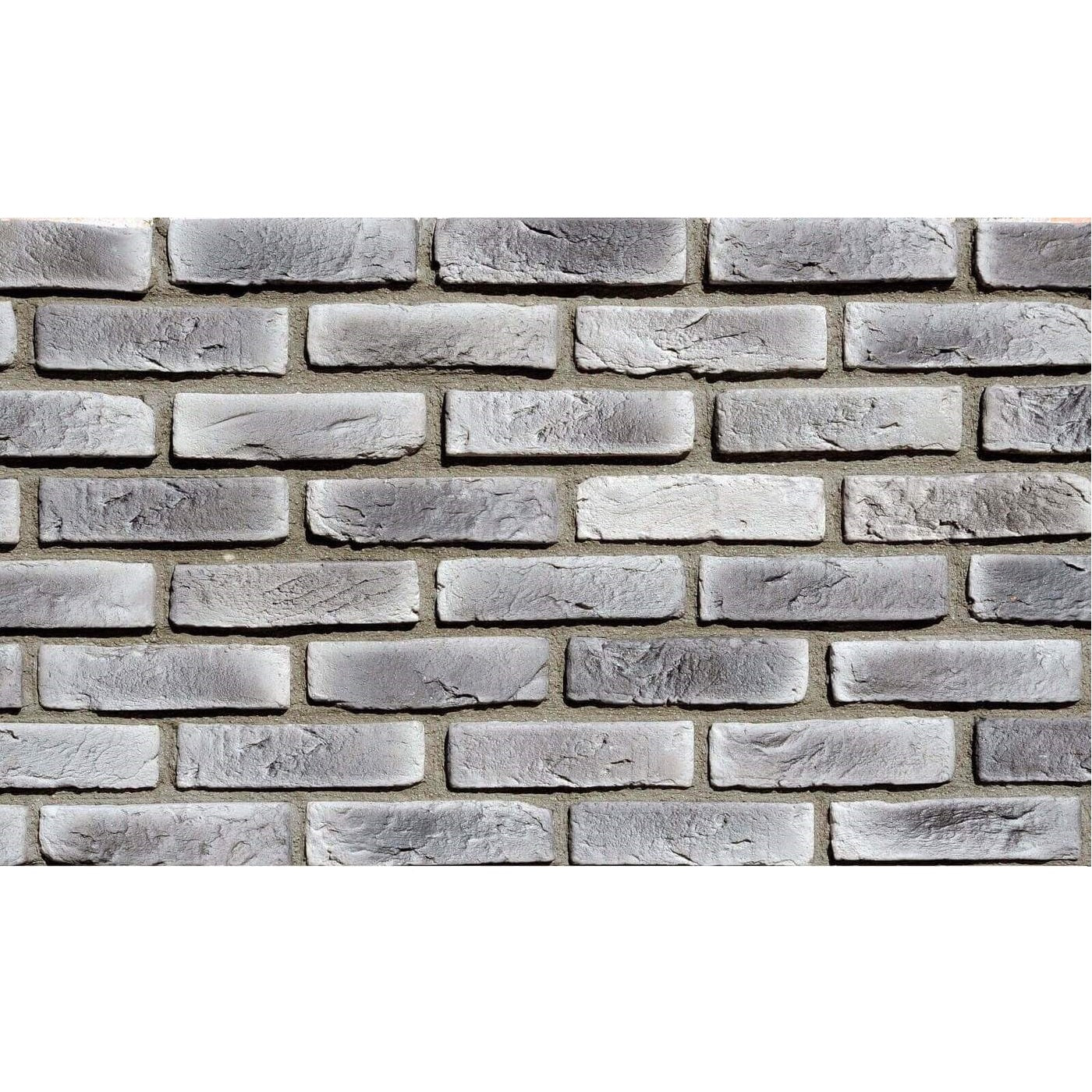 Smoked Rustic Light Grey and Black Multi Brick Slips