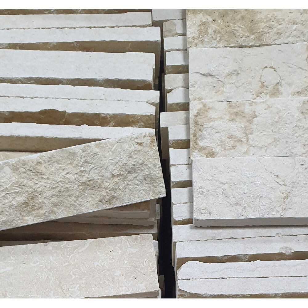 Sunny Mania Natural Stone Marble Split Face 300x70mm Decorative Wall Tile