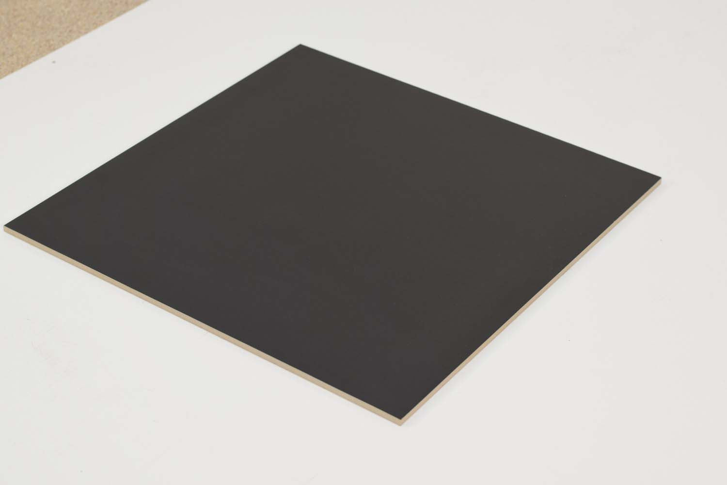 Super Mega Black Rectified Matt Porcelain 600x600mm Wall and Floor Tile