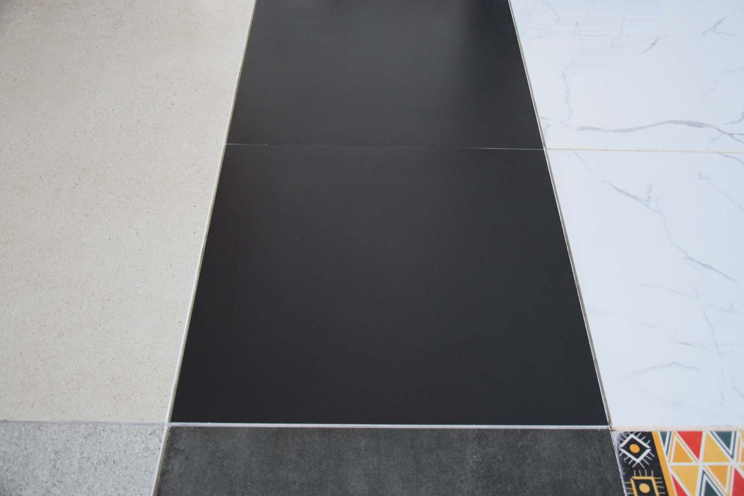 Super Mega Black Rectified Matt Porcelain 600x600mm Wall and Floor Tile