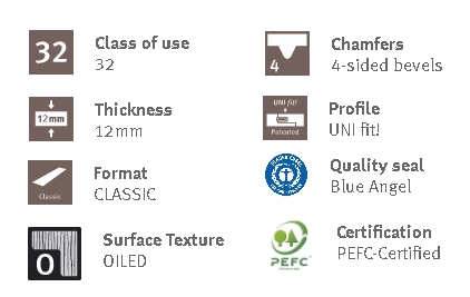Egger Tobacco Carini Walnut 12mm Laminate Flooring (EHL117)