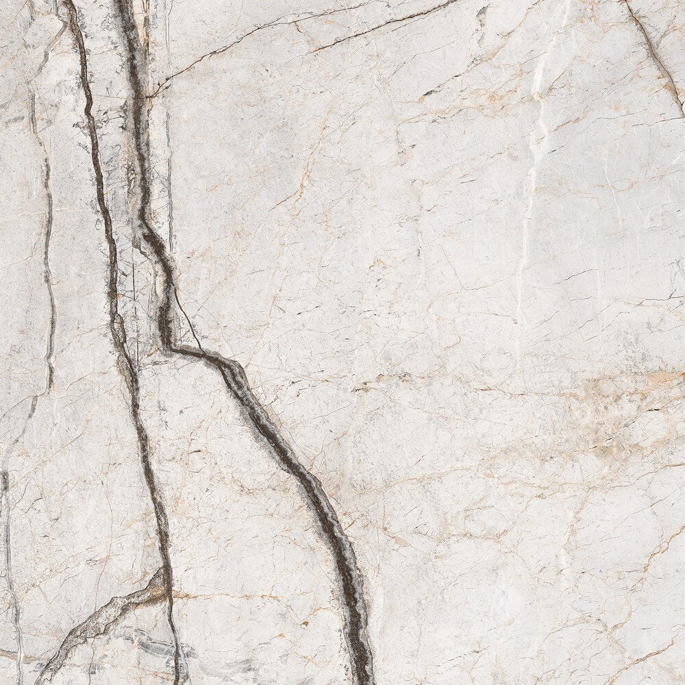 Tri Lite Natural Rectified Glossy Stone Effect Porcelain 800x800mm Wall and Floor Tiles