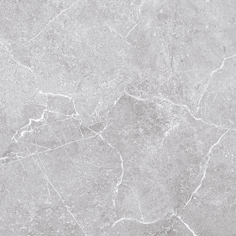 Tunisia Bianco Rectified Gloss Porcelain 600x600mm Wall and Floor Tiles