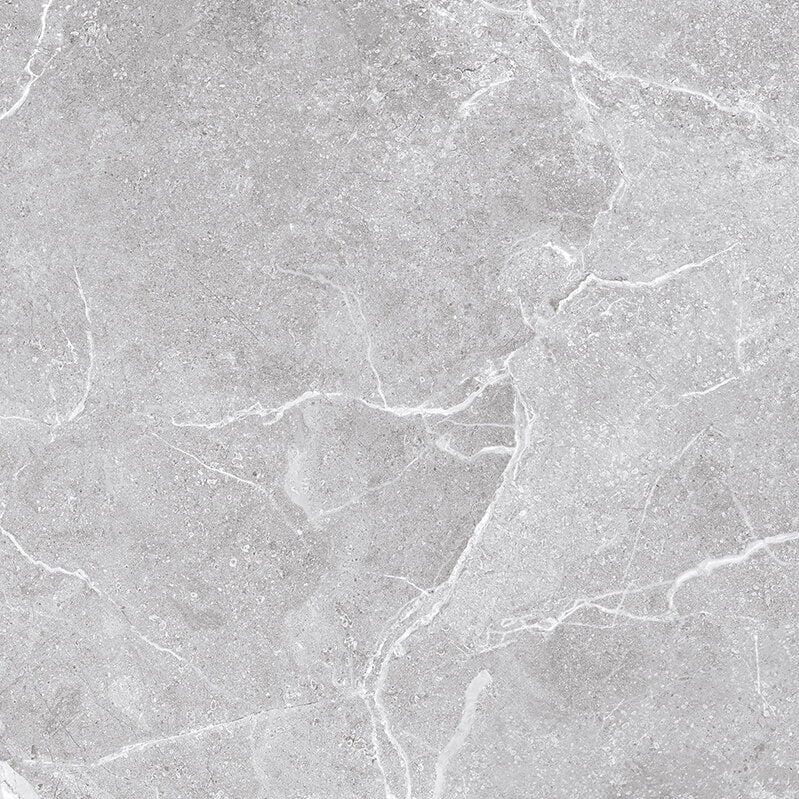 Tunisia Bianco Rectified Gloss Porcelain 600x600mm Wall and Floor Tiles