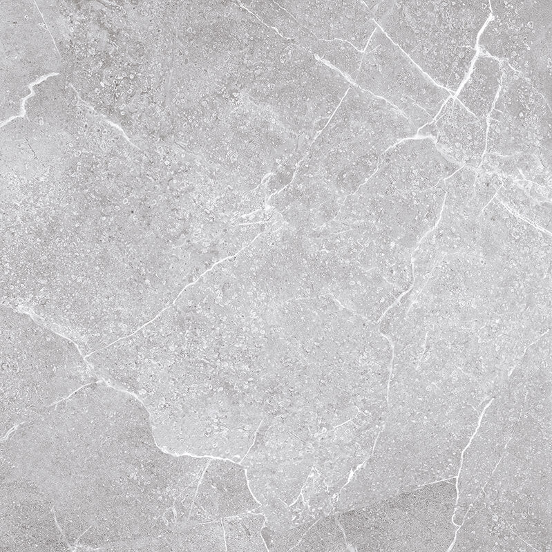 Tunisia Bianco Rectified Gloss Porcelain 600x600mm Wall and Floor Tiles