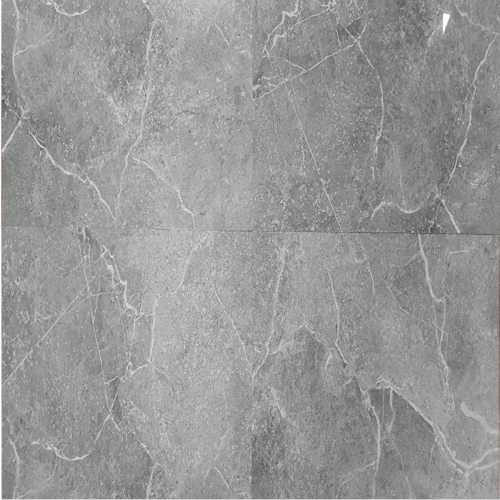 Tunisia Bianco Rectified Gloss Porcelain 600x600mm Wall and Floor Tiles