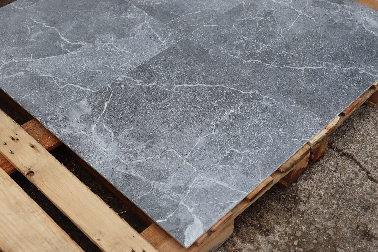 Tunisia Grey Rectified Polished Porcelain 600x600mm Wall and Floor Tiles