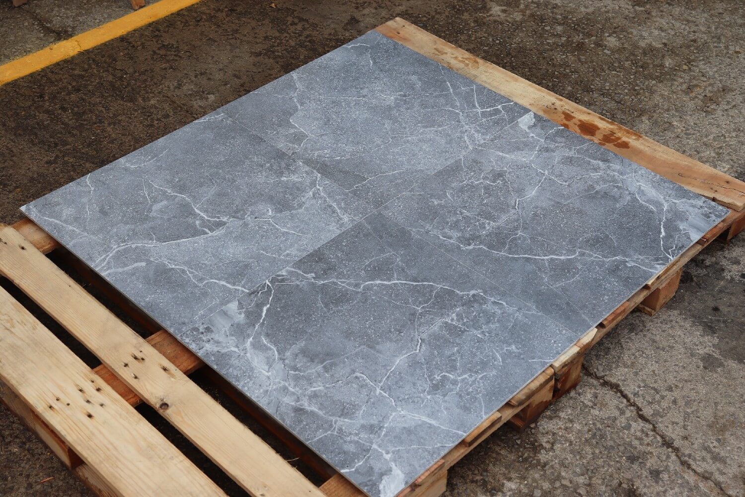 Tunisia Grey Rectified Polished Porcelain 600x600mm Wall and Floor Tiles