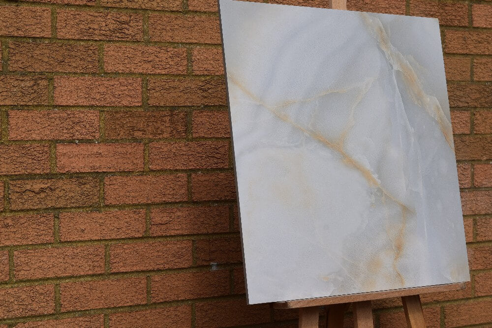 Vanila Onyx Rectified Polished Glazed Porcelain 600x600mm Wall and Floor Tiles