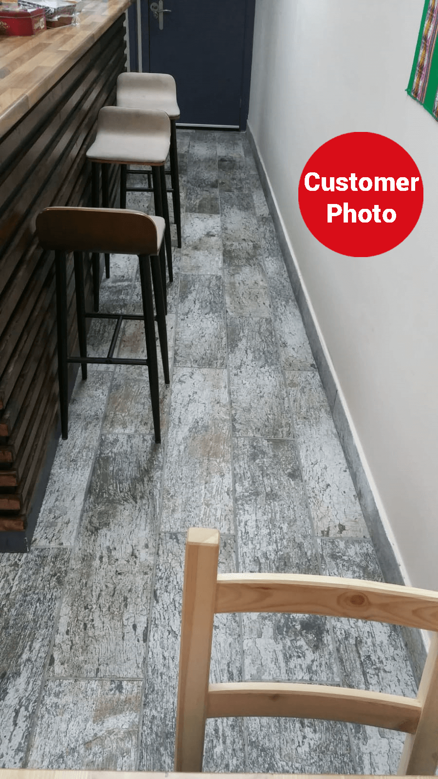 Veneto Tahta Titanium Matt Porcelain 250x1000mm Wall and Floor Tile