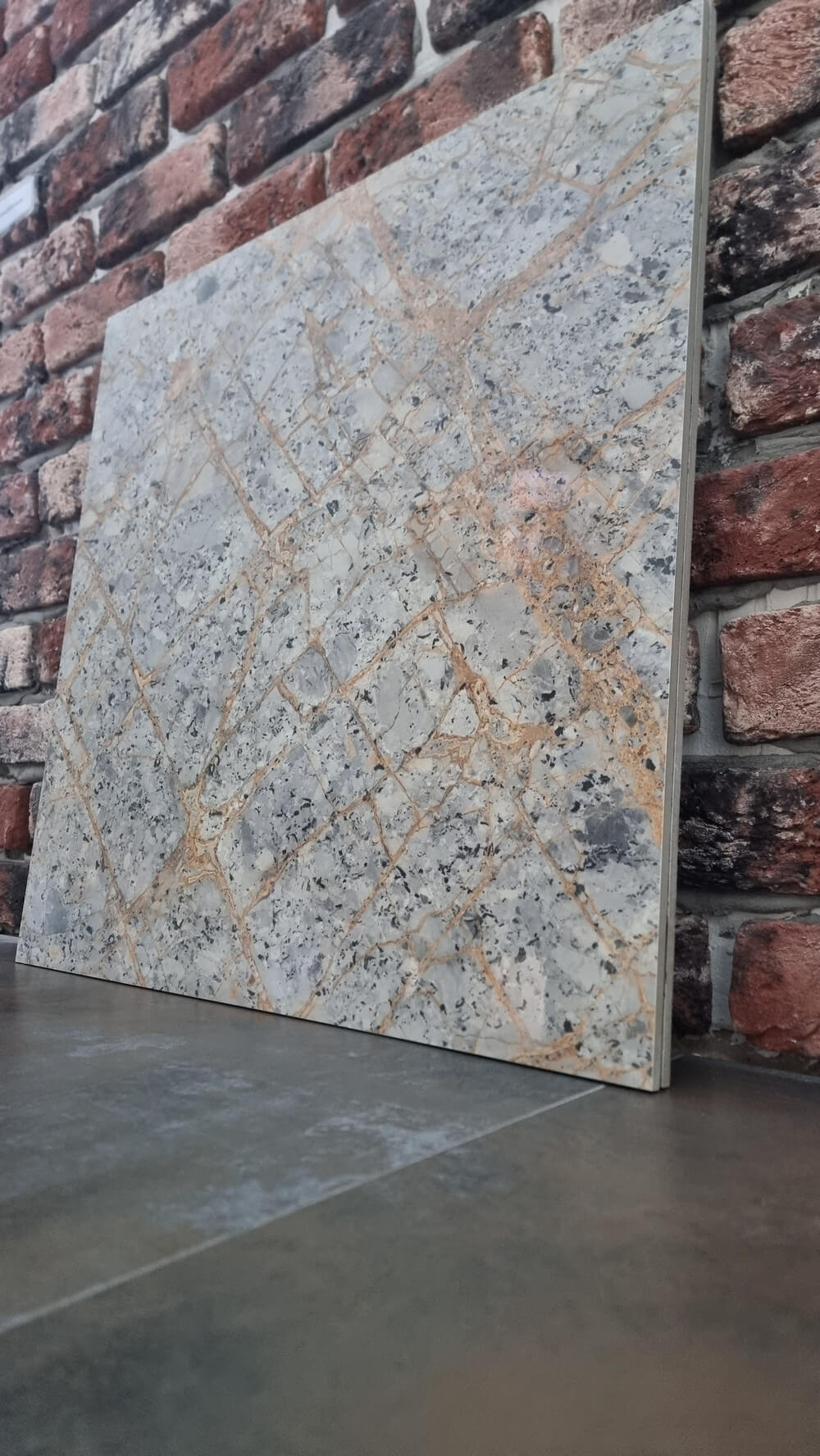 Versa Gold Rectified High Gloss Glazed Porcelain 600x600mm Wall and Floor Tiles