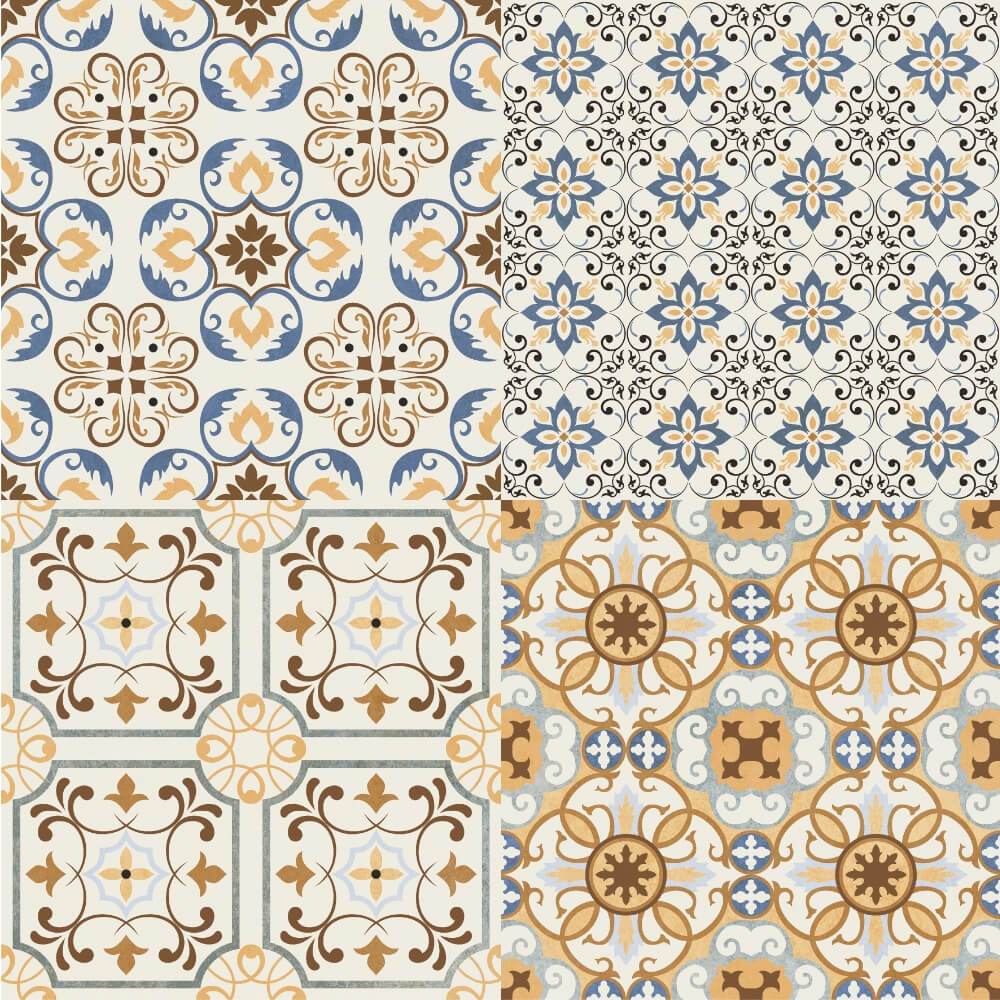 Victorian Andalusia Rectified Matt Ceramic 300x300mm Wall and Floor Tile