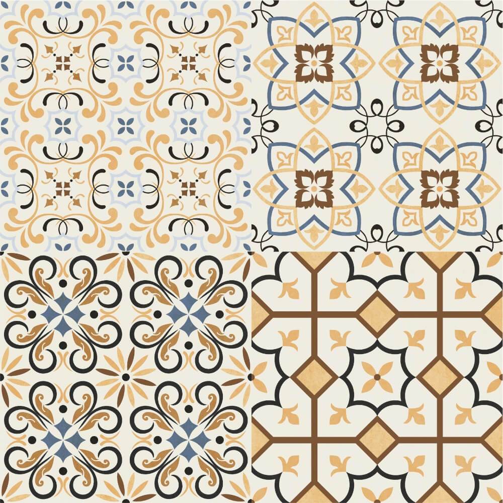 Victorian Andalusia Rectified Matt Ceramic 300x300mm Wall and Floor Tile